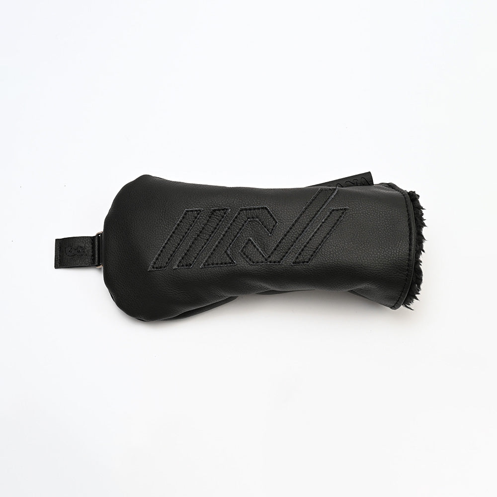 NERAロゴ入りヘッドカバーFW 黒・BLACK(ブラック) シンプルデザイン |ゴルフウェア ゴルフグッズ(ゴルフ小物・golf用品)トップセレクション NERA(ネラ) 日本製 japan made