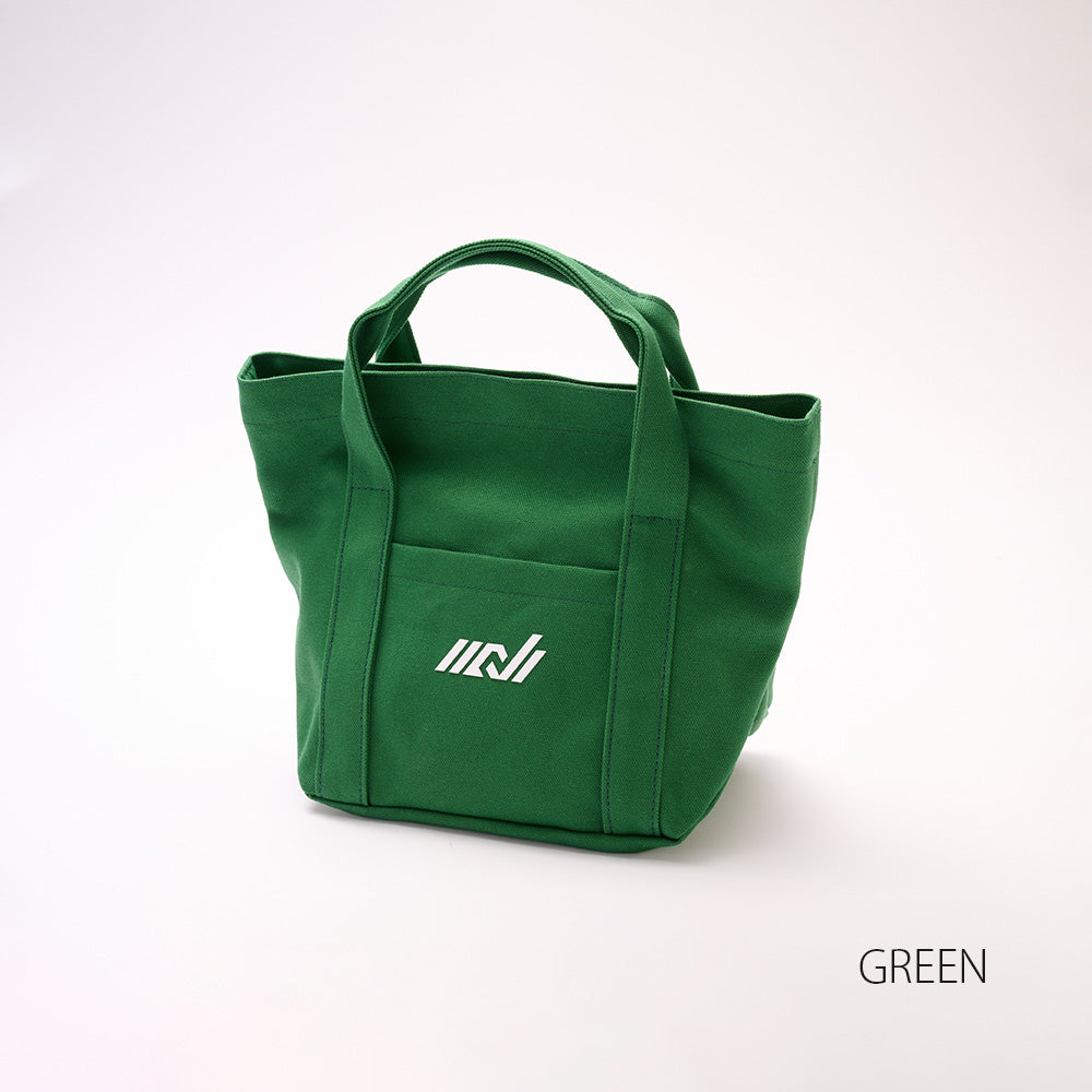 緑(グリーン)地白ロゴ刺繡キャンパストート|made in japan ゴルフウエアトップセレクション(ゴルフ小物・golf用品・NERAゴルフ<トップセレクションのNERA>)