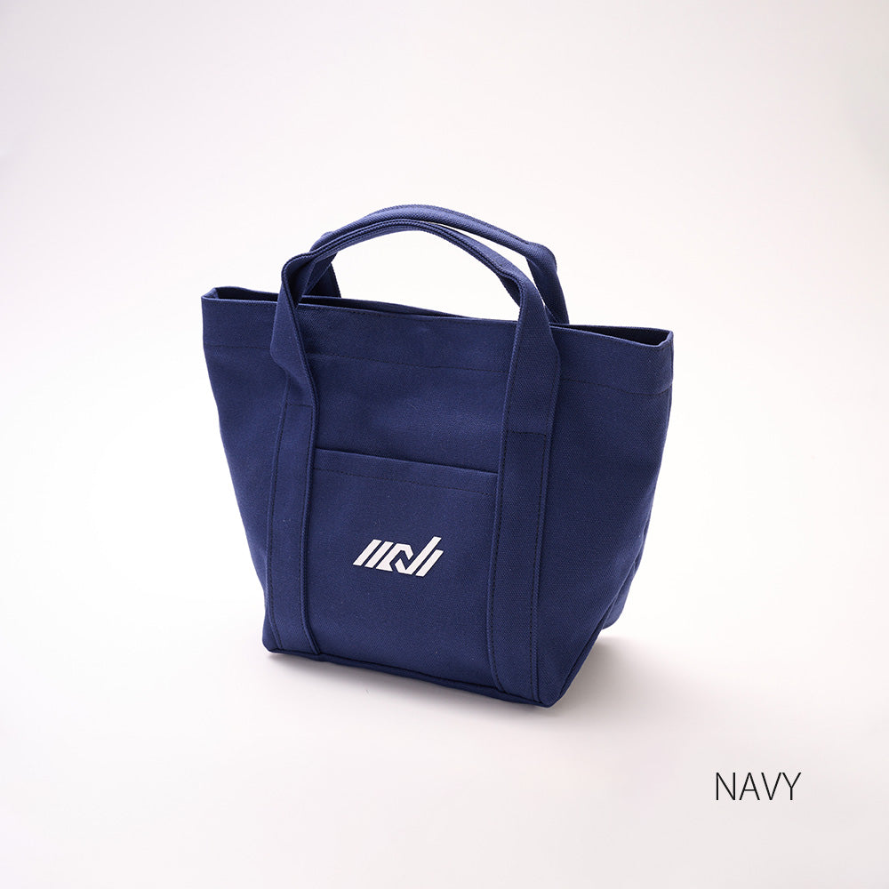 紺地(ネイビー)白ロゴ刺繡キャンパストート|made in japan ゴルフウエアトップセレクション(ゴルフ小物・golf用品・NERAゴルフ<トップセレクションのNERA>)