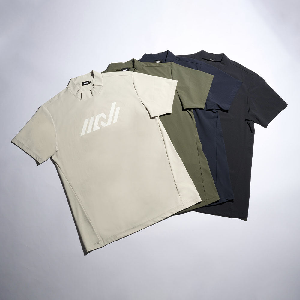 モックネックTシャツ<NERA-3>