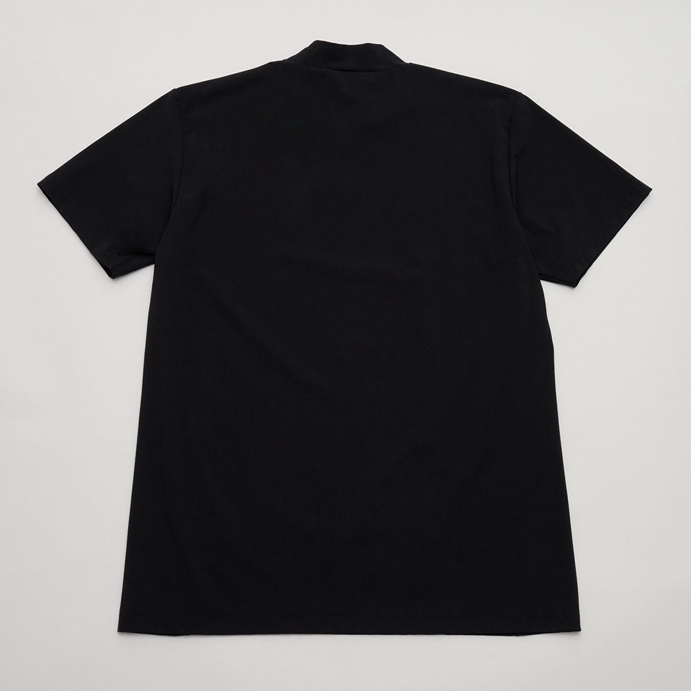 モックネックTシャツ シンプルロゴ<NERA-3ES>