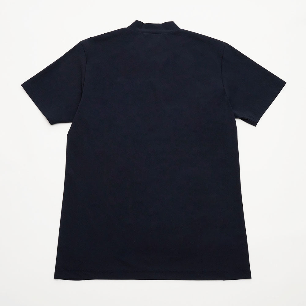 モックネックTシャツ シンプルロゴ<NERA-3ES>